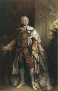 Thomas Gainsborough john campbell ,4th duke of argyll France oil painting artist